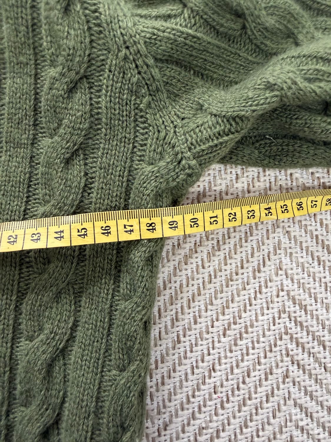 정품) 막스마라 캐시미어 꽈배기 니트 가디건 M 상품이미지7