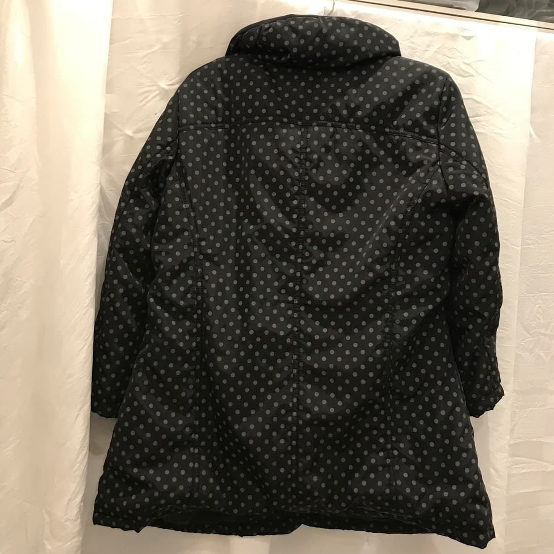 JPN Vintage 모리걸 라떼갸루 하구미 도트 패딩 상품이미지6