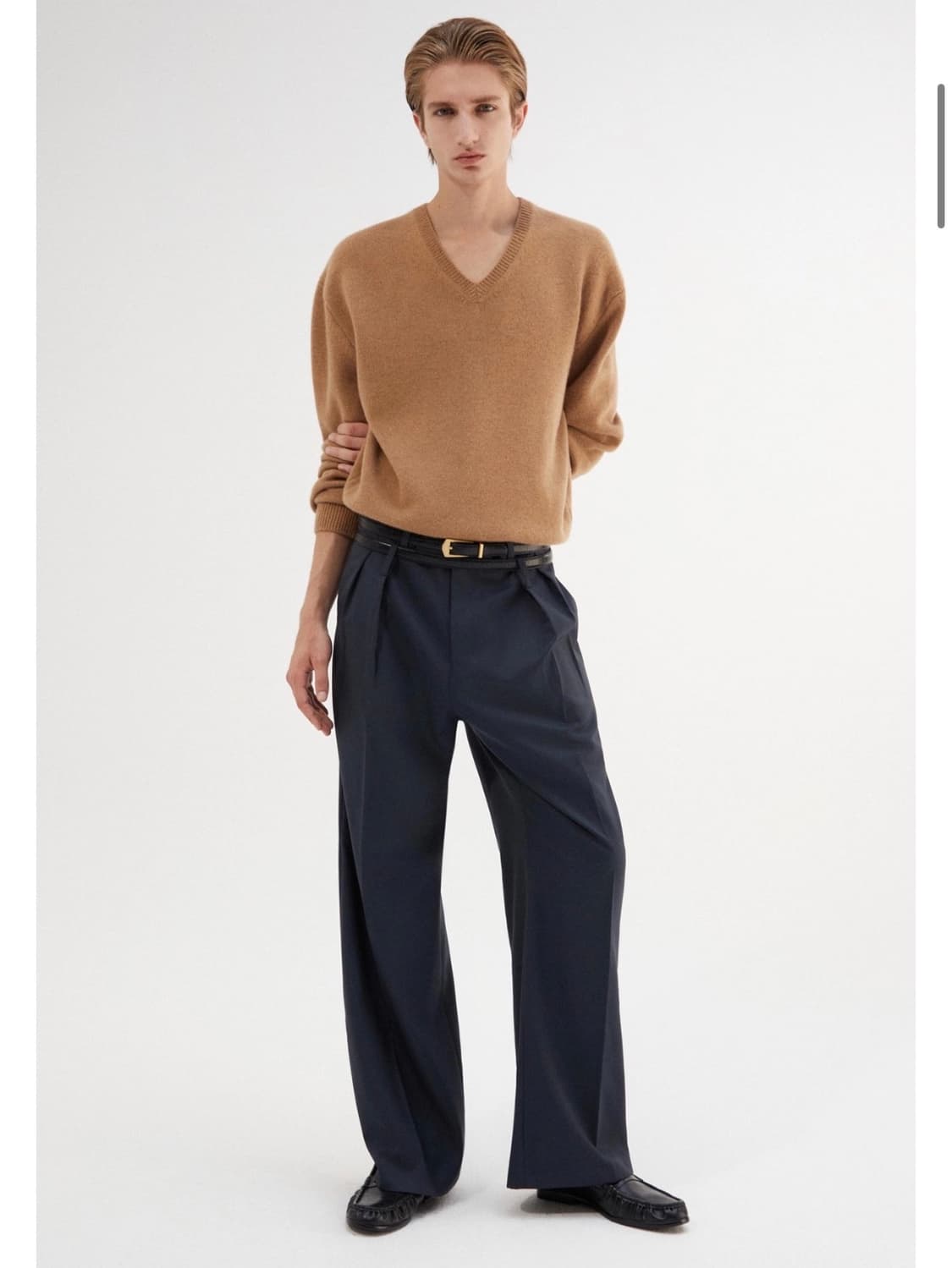 PARMA WOOL TL CLASSIC V-NECK SWEATER CAM 상품이미지2