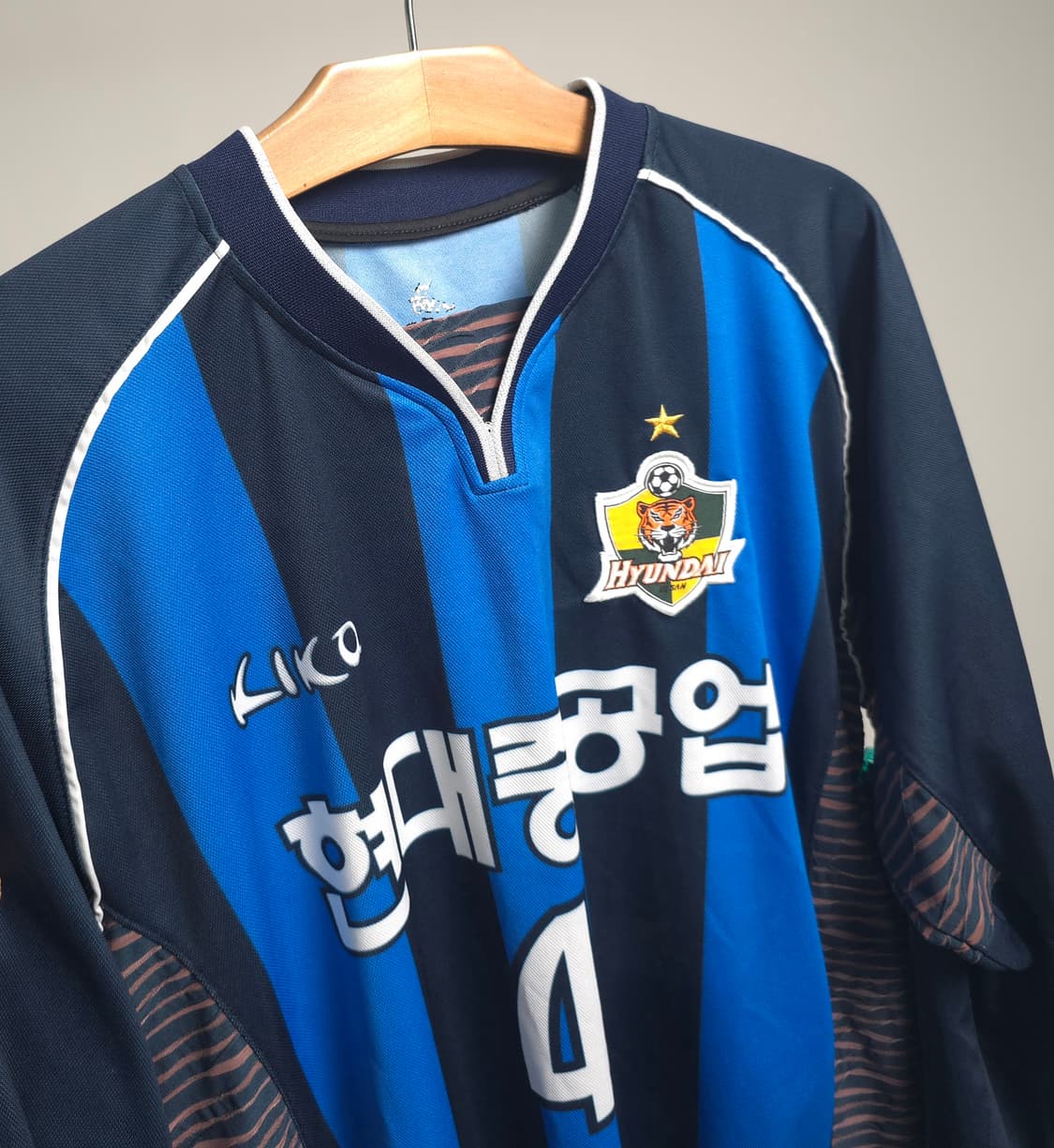 2003 울산 현대 호랑이 창단 20주년 기념 긴팔 정품 축구 유니폼 1 상품이미지6