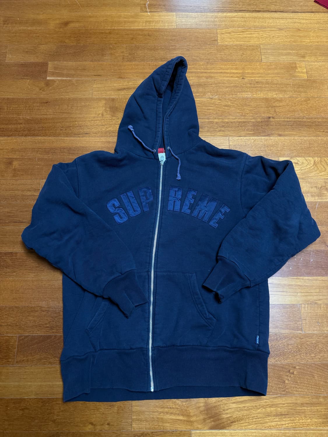 슈프림 아치 로고 써멀 후드 집업 상품이미지1