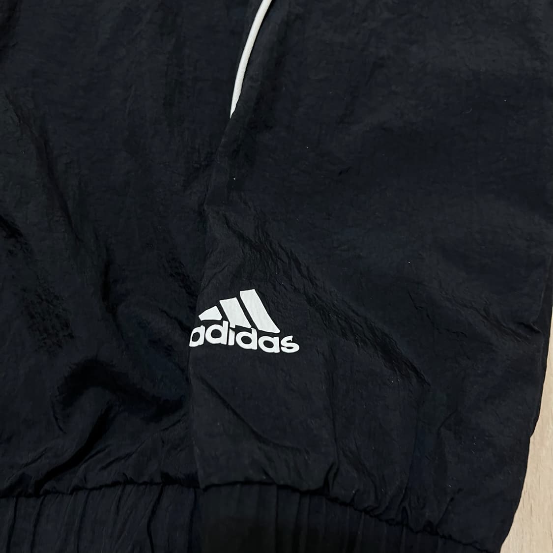아디다스 올드스쿨 빅로고 아노락 바람막이 자켓 S/90  상품이미지4