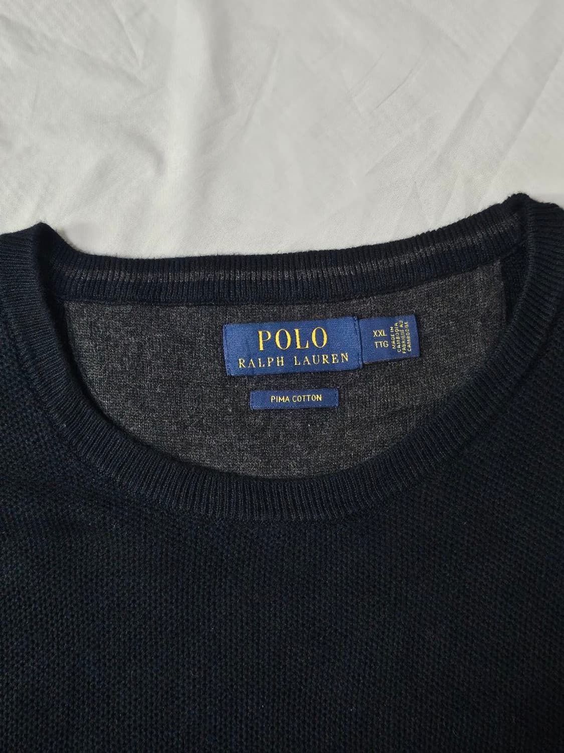 Polo 폴로 랄프로렌 블랙 라운드 니트  상품이미지4