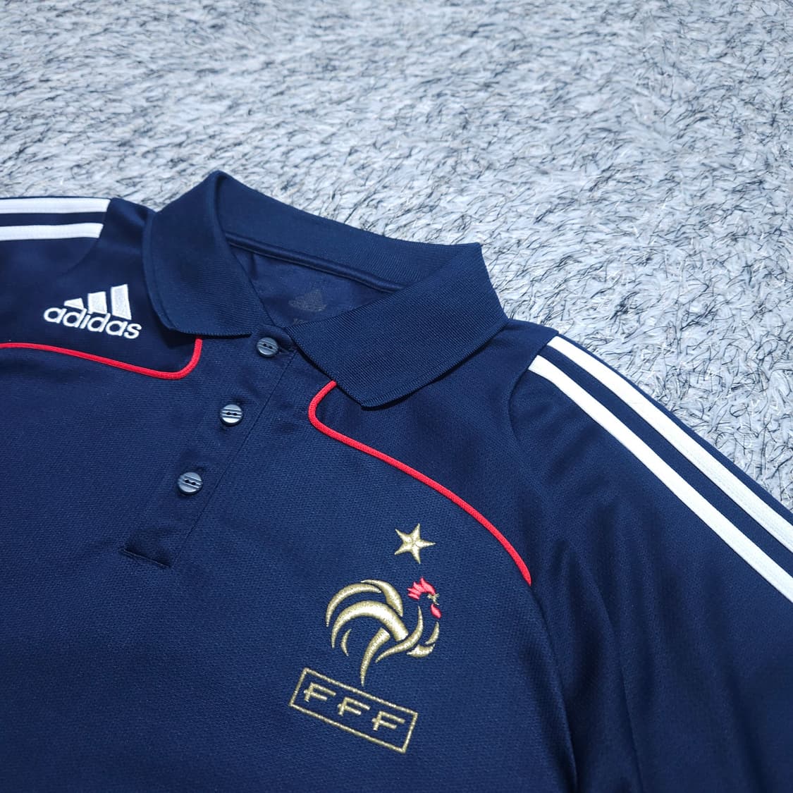 아디다스)100 남자 프랑스국대 유니폼 긴팔카라티 / 왕눈이샵 상품이미지4
