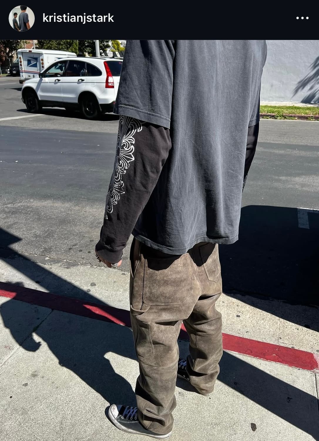 Usa made 빈티지 플레임 써멀 롱슬리브 상품이미지6