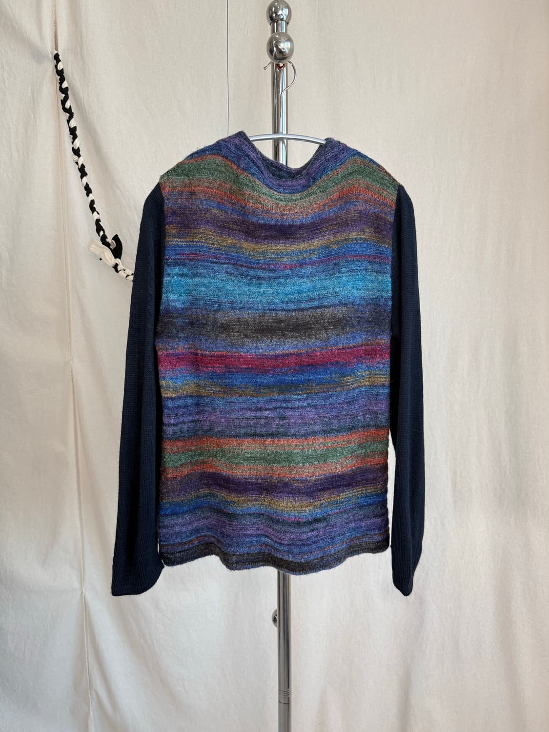 레인보우 니트 탑 상품이미지3