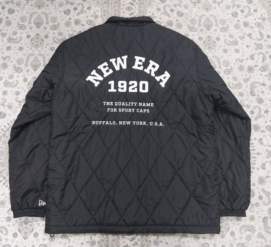 뉴에라 블랙 퀼팅 코치 자켓 XL 상품이미지2