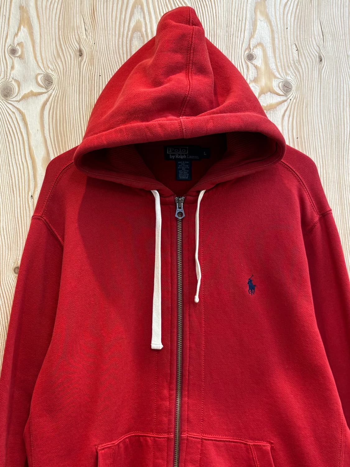 폴로 랄프로렌 와플 후드집업 상품이미지2