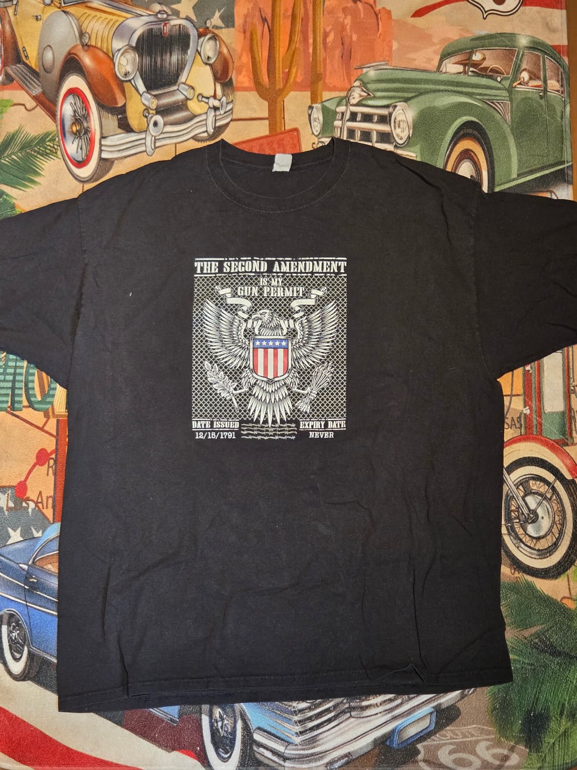 아메리칸 수정헌법 2조 그래픽 티셔츠 상품이미지1