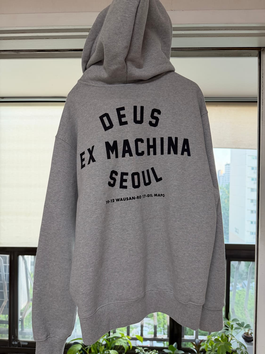 Deus 데우스 로고 후드집업 그레이 상품이미지2