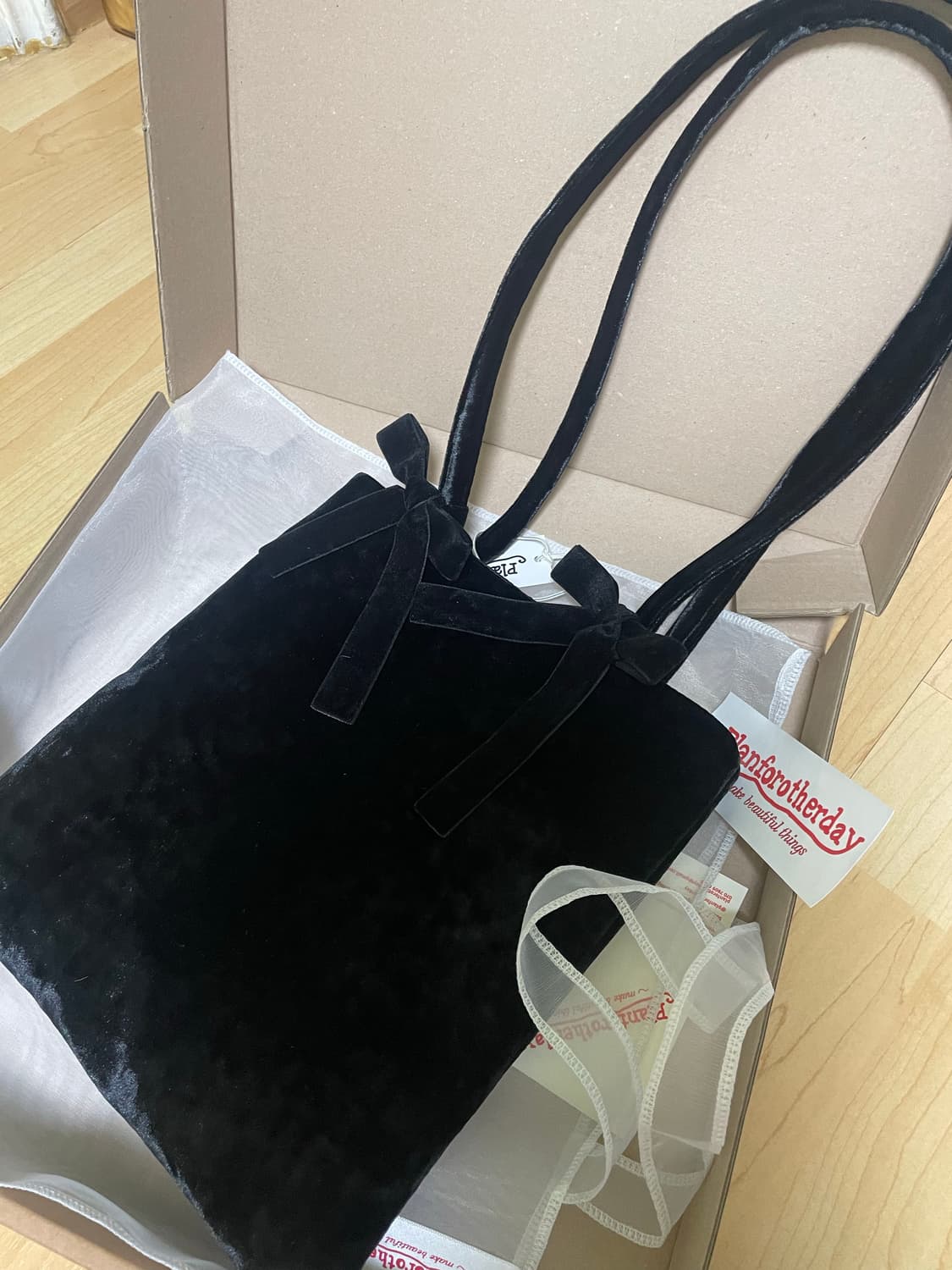 플랜포아더데이 리본백 상품이미지6