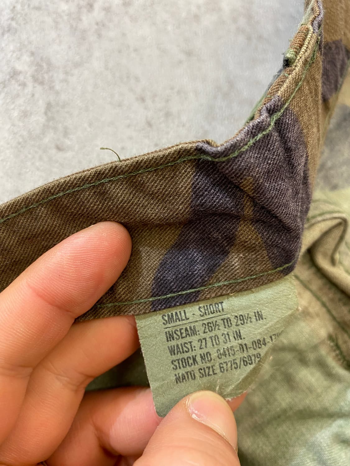 [S] 90s U.S.ARMY 미군 우드랜드 BDU카고팬츠 상품이미지8