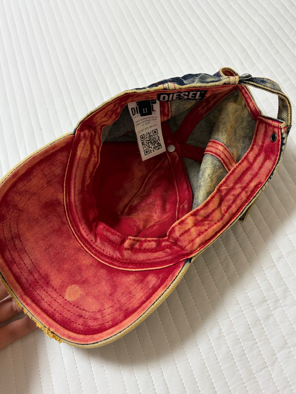 디젤 C-세이몬 볼캡 2사이즈 상품이미지2