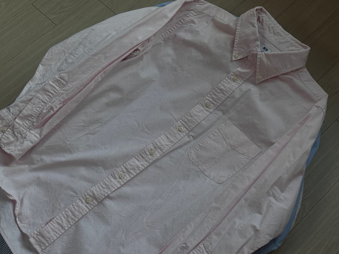 유니클로/코튼 옥스포드 셔츠 4color/L 상품이미지3