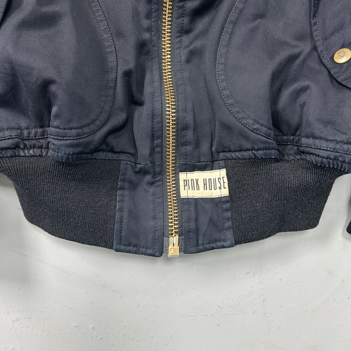 90s 핑크하우스 로고 봄버자켓  상품이미지3
