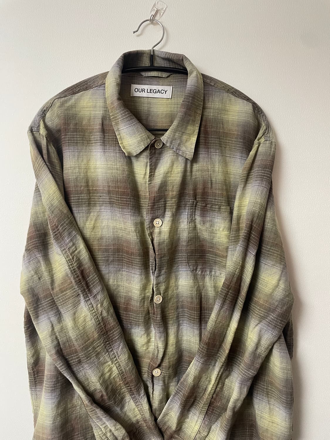 Our Legacy Murky static check shirt  상품이미지1
