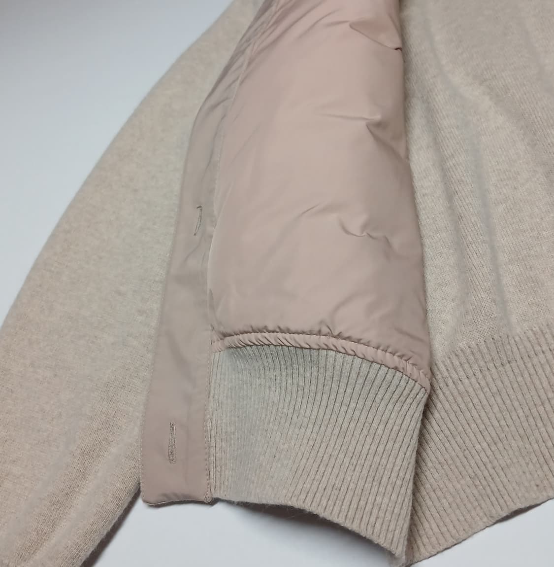 새상품)에스제이 SJSJ 구스다운 패딩+니트 가디건 상품이미지3