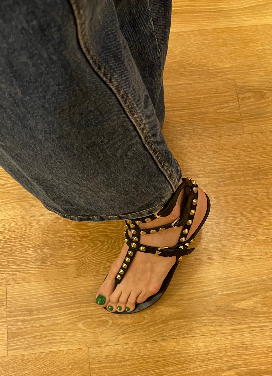 ASH 스터드 샌들 블랙 37사이즈 상품이미지9