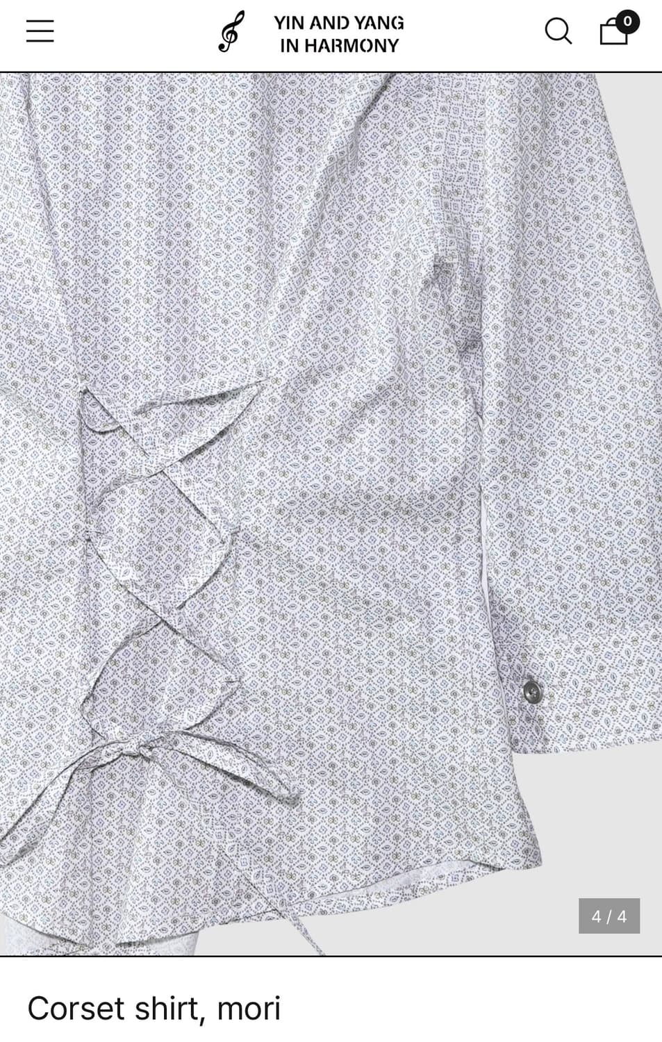 인앤양인하모니 코르셋 셔츠 모리 상품이미지3