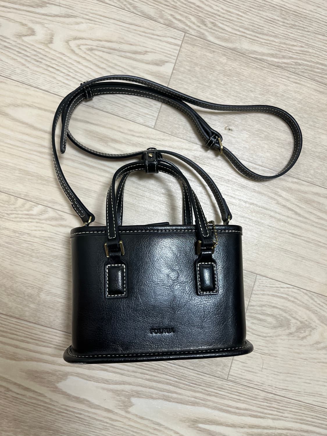 폴뉴아 버로우백 블랙 쁘띠 상품이미지2