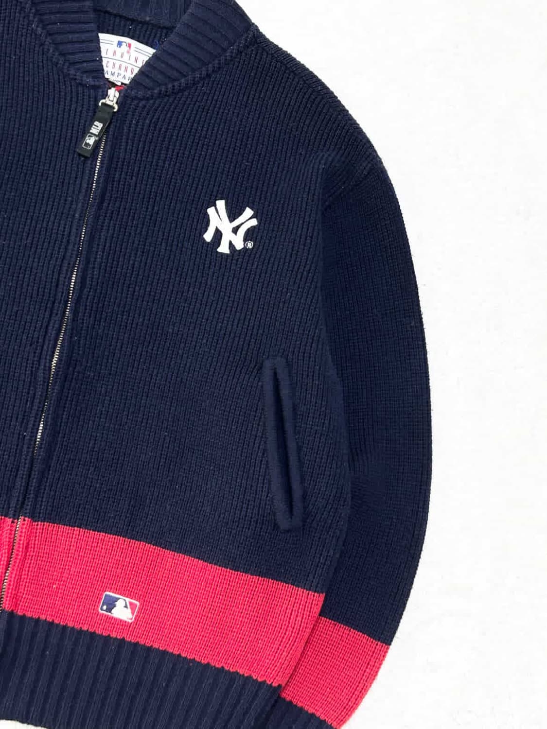 마제스틱 뉴욕양키스 빅로고 니트집업 상품이미지7