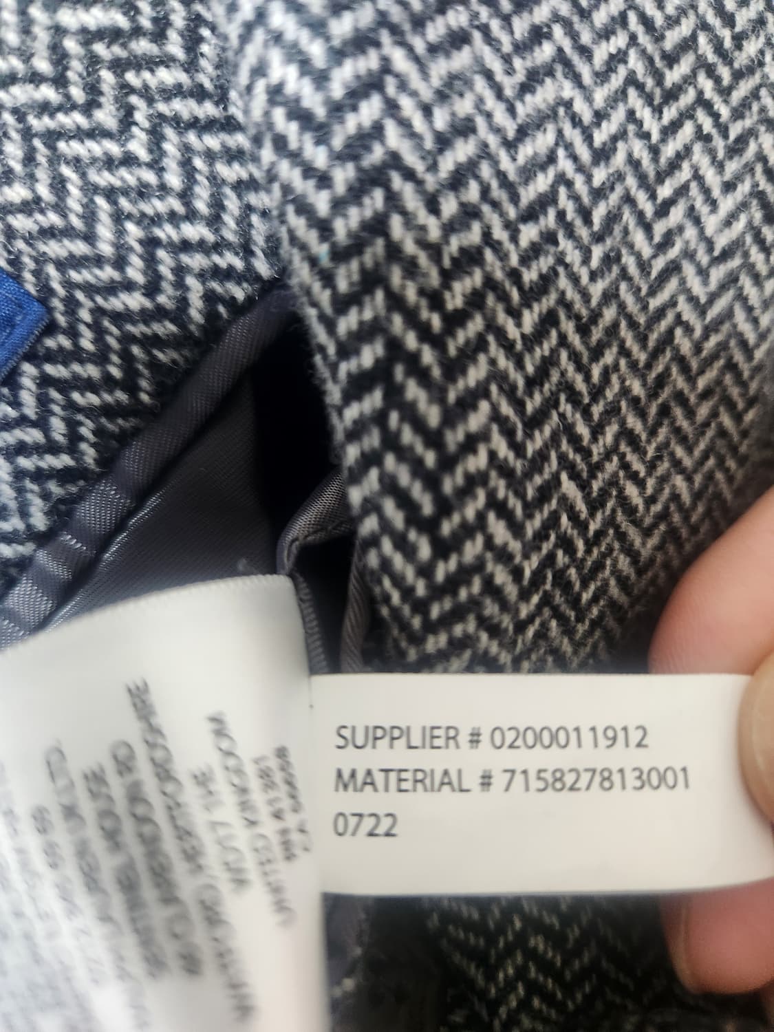 폴로 랄프로렌 헤링본 블레이저 M 상품이미지4