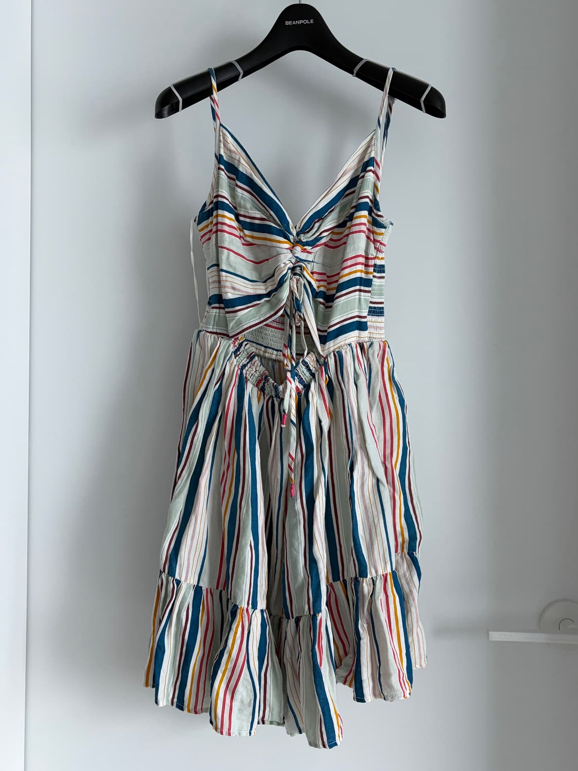 Anthropologie 스트라이프 끈나시 원피스 상품이미지1
