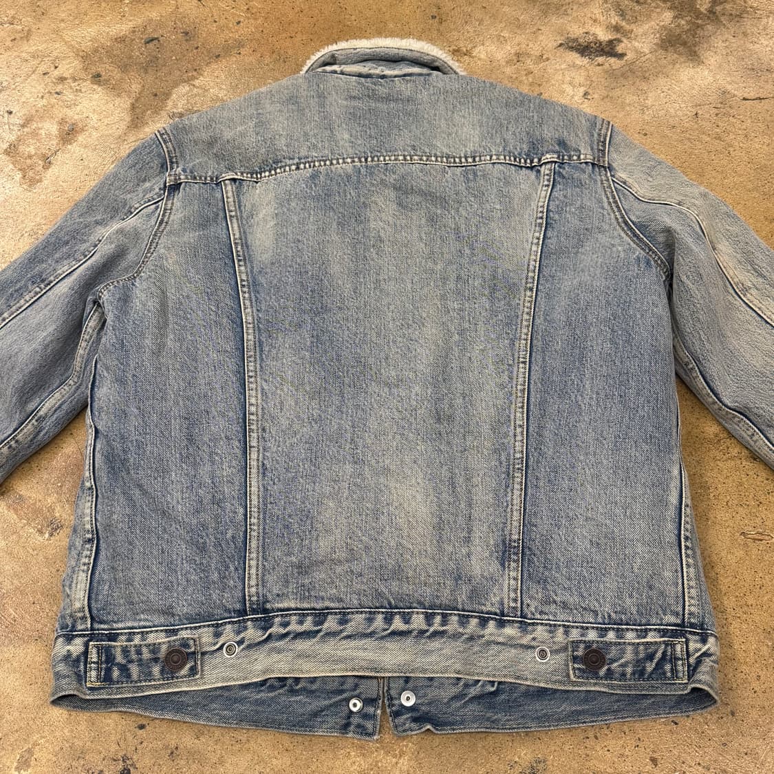 [정품/M] 리바이스 청바지 데님 자켓 쉐르파 b19 상품이미지4