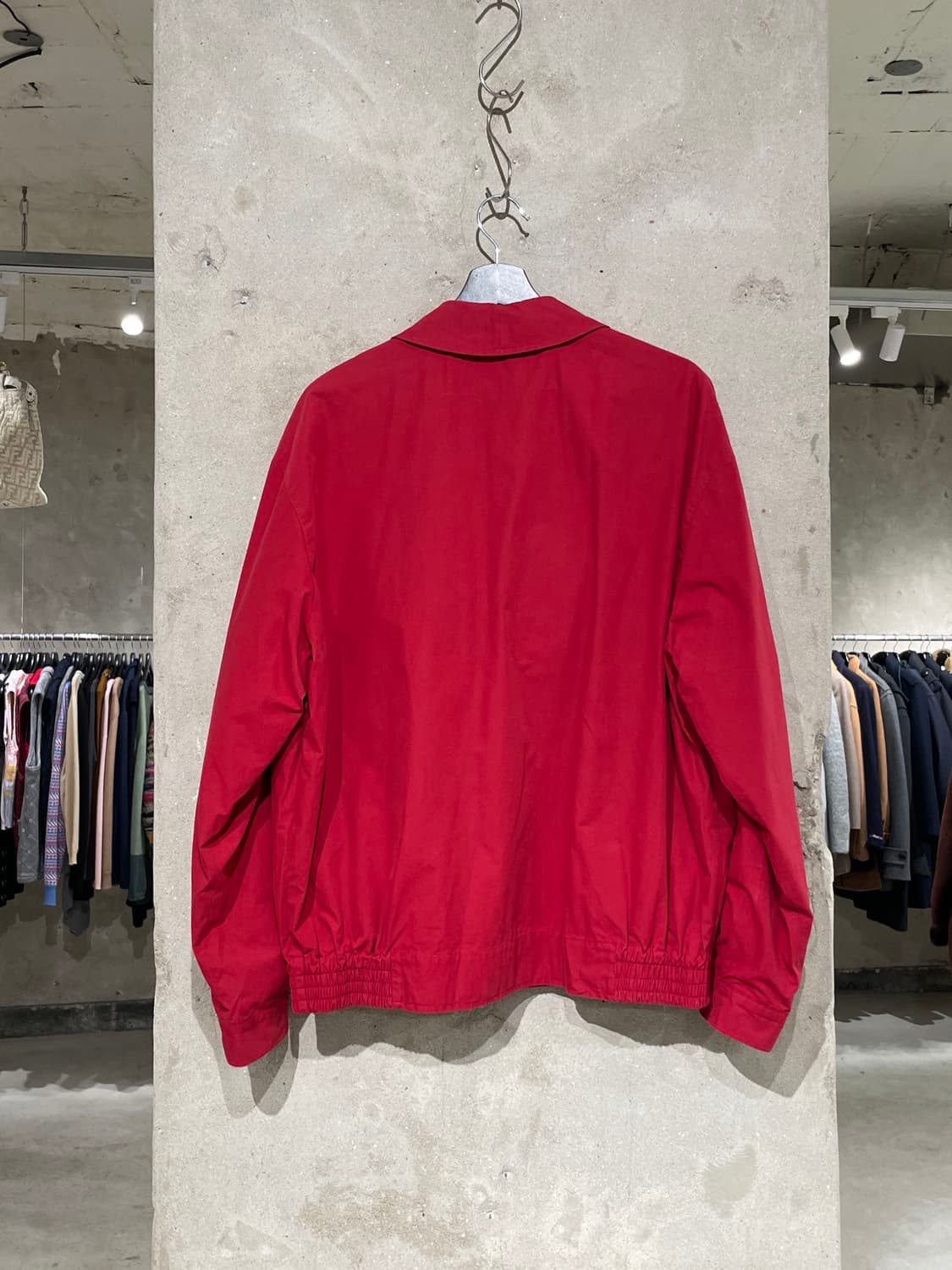 버버리 레드 월계수 로고 코튼 집업 자켓 상품이미지6