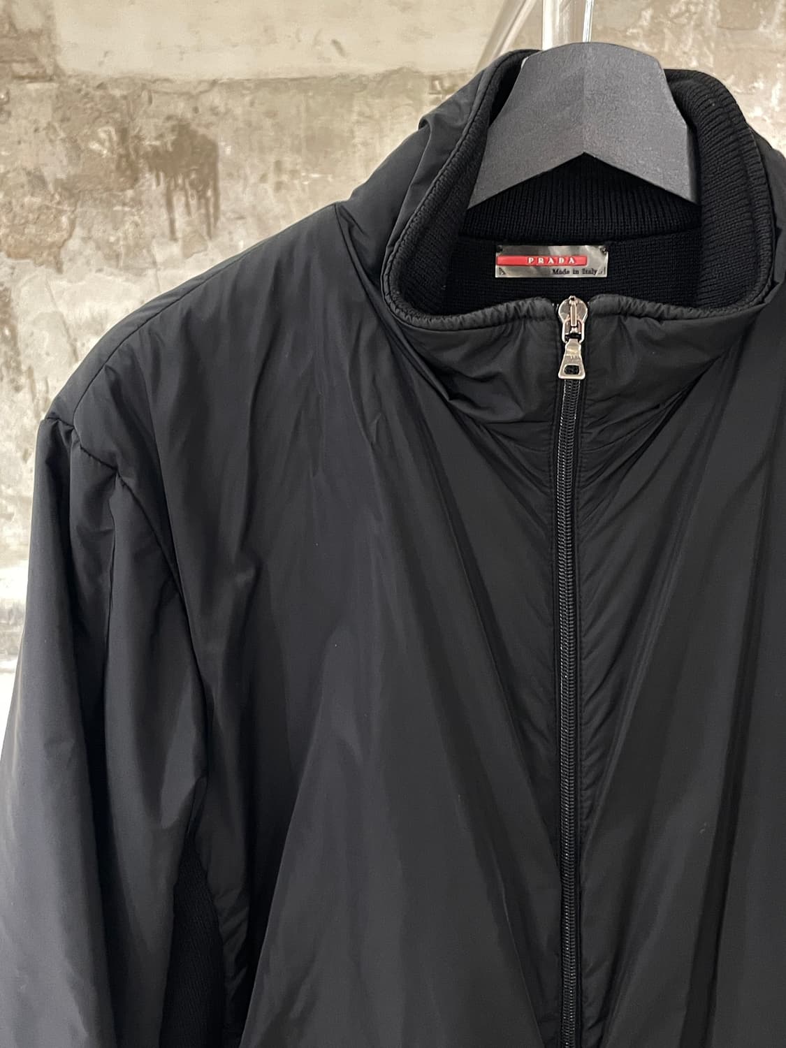 프라다 레드탭 00’s 블랙 투 웨이 나일론 자켓 상품이미지2