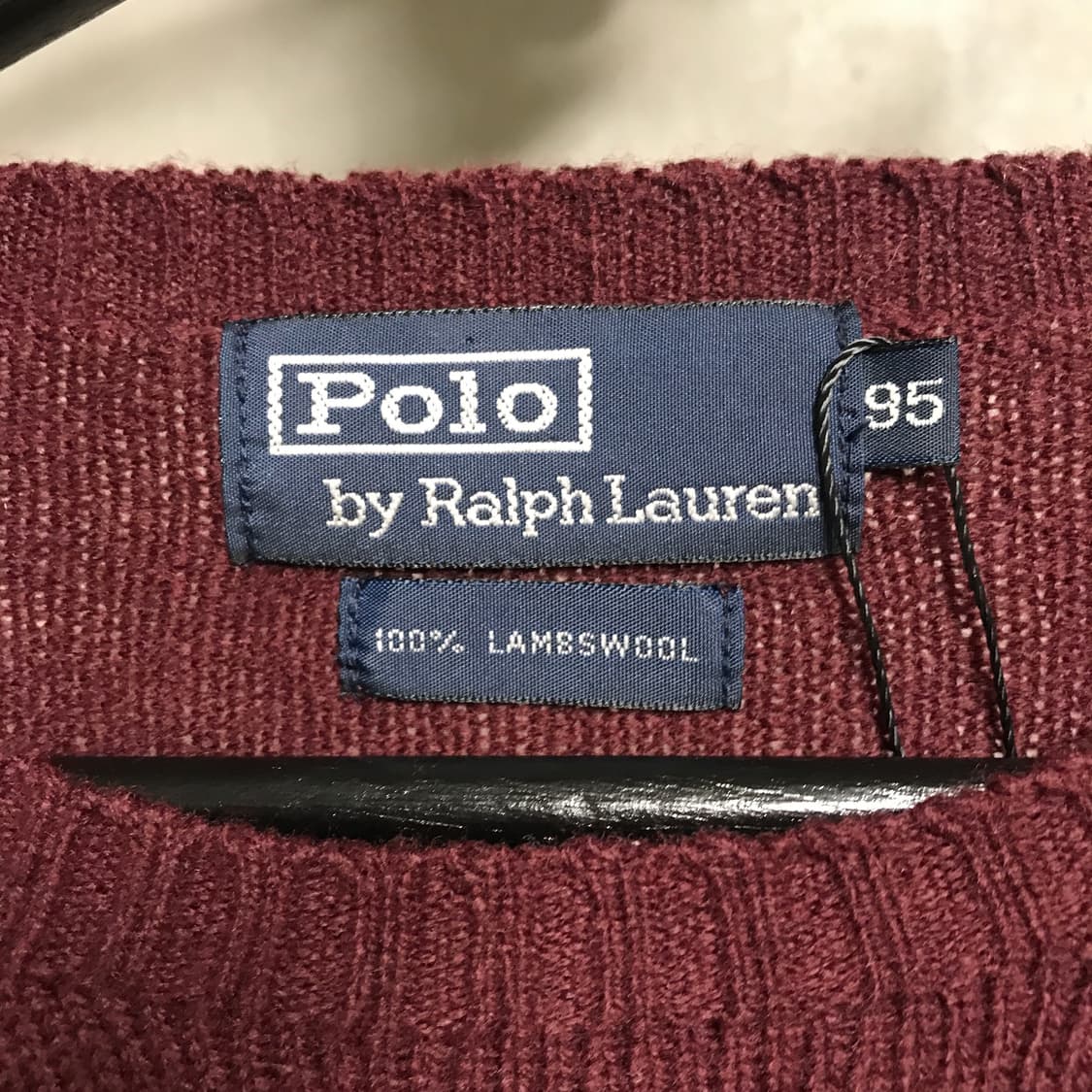 폴로 랄프로렌 버건디 니트 95 상품이미지5