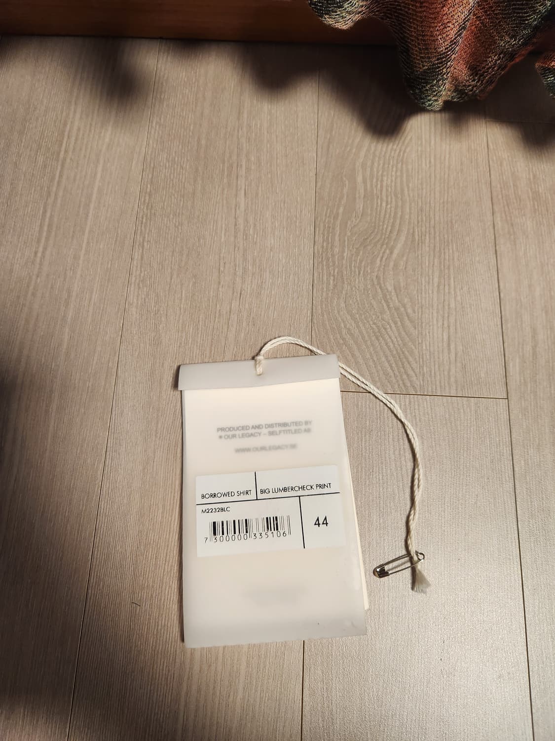 아워레가시 bd셔츠 빅 럼버체크 프린트 44 상품이미지2