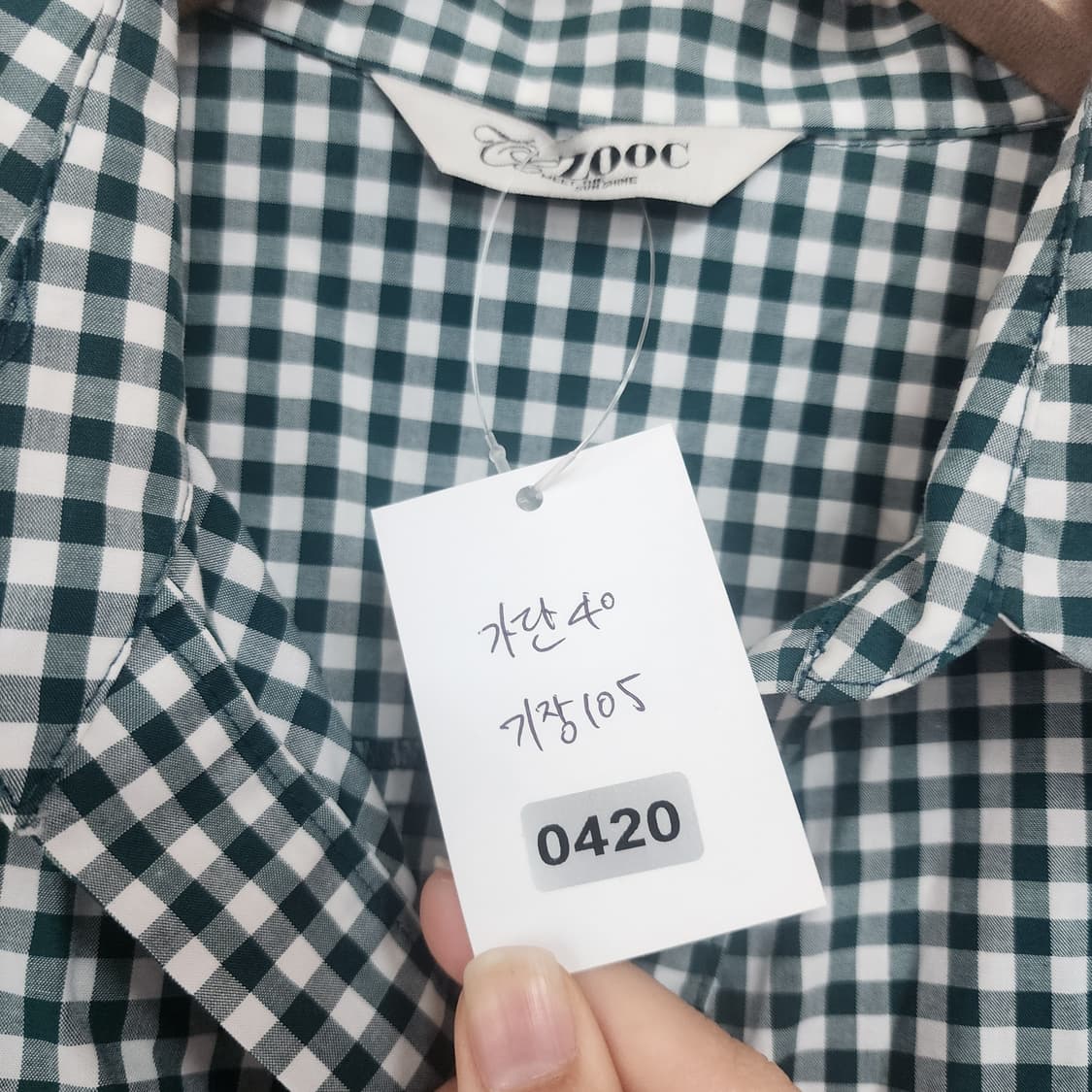 쥬크 체크 셔츠 원피스 상품이미지10