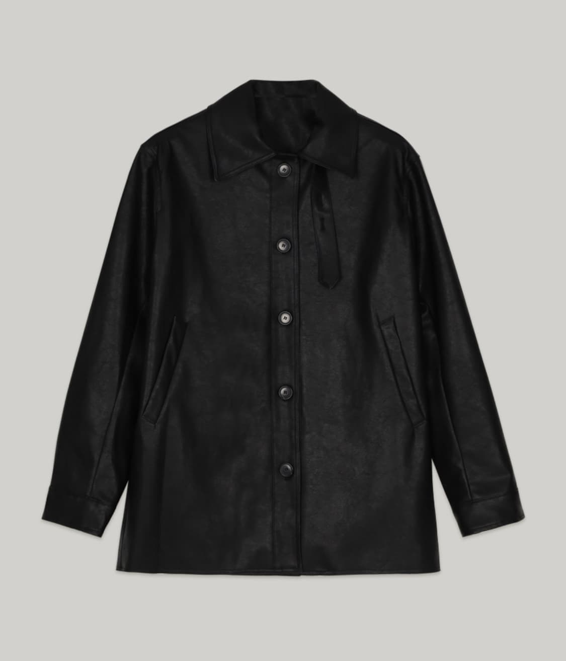 아워코모스 싱글 레더 자켓 상품이미지3