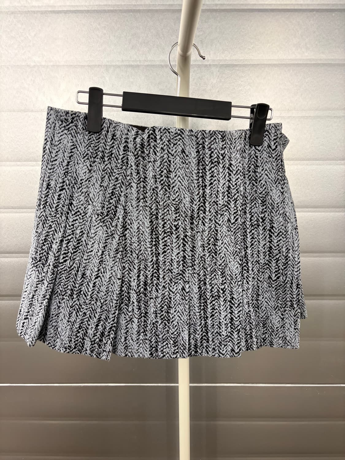 GANNI 헤링본 플리츠 미니스커트 상품이미지2