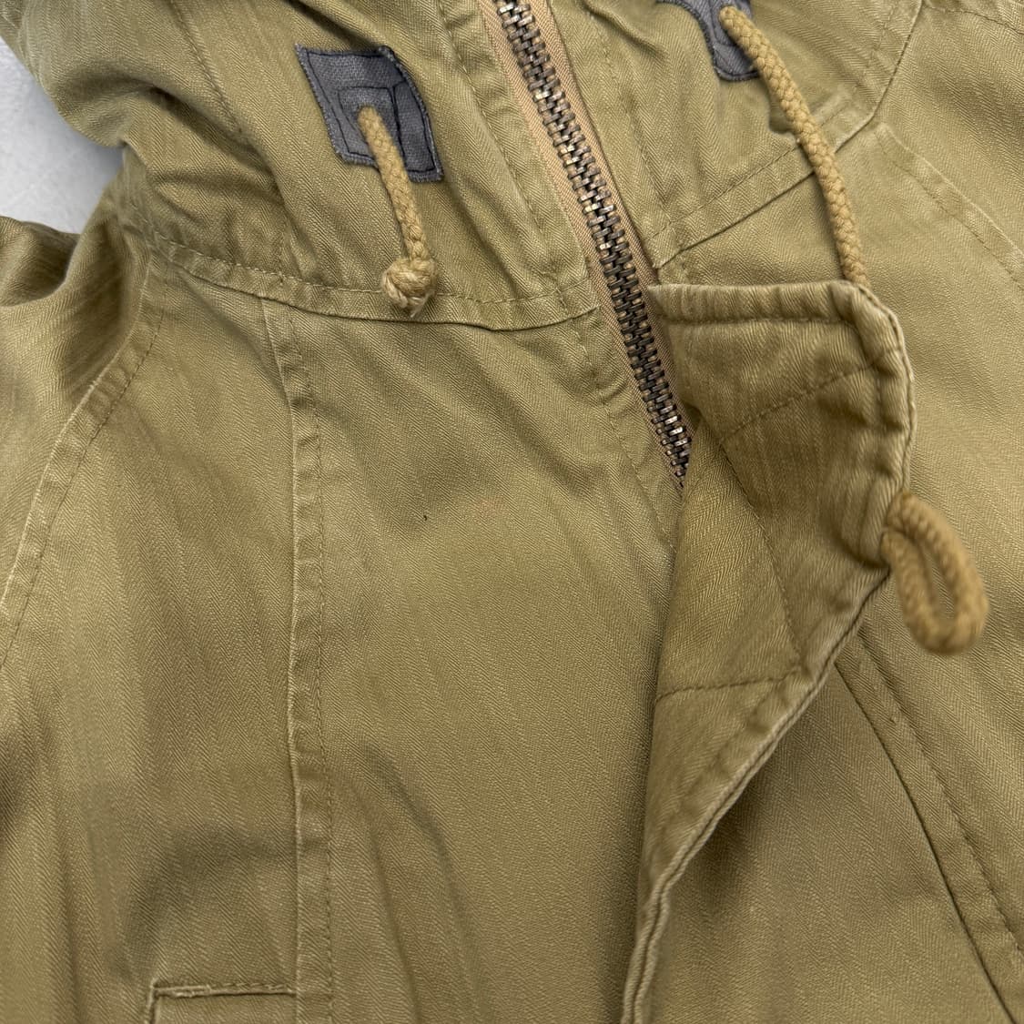 홀리스터 Y2K 퍼 하이넥 밀리터리 야상 자켓 상품이미지7