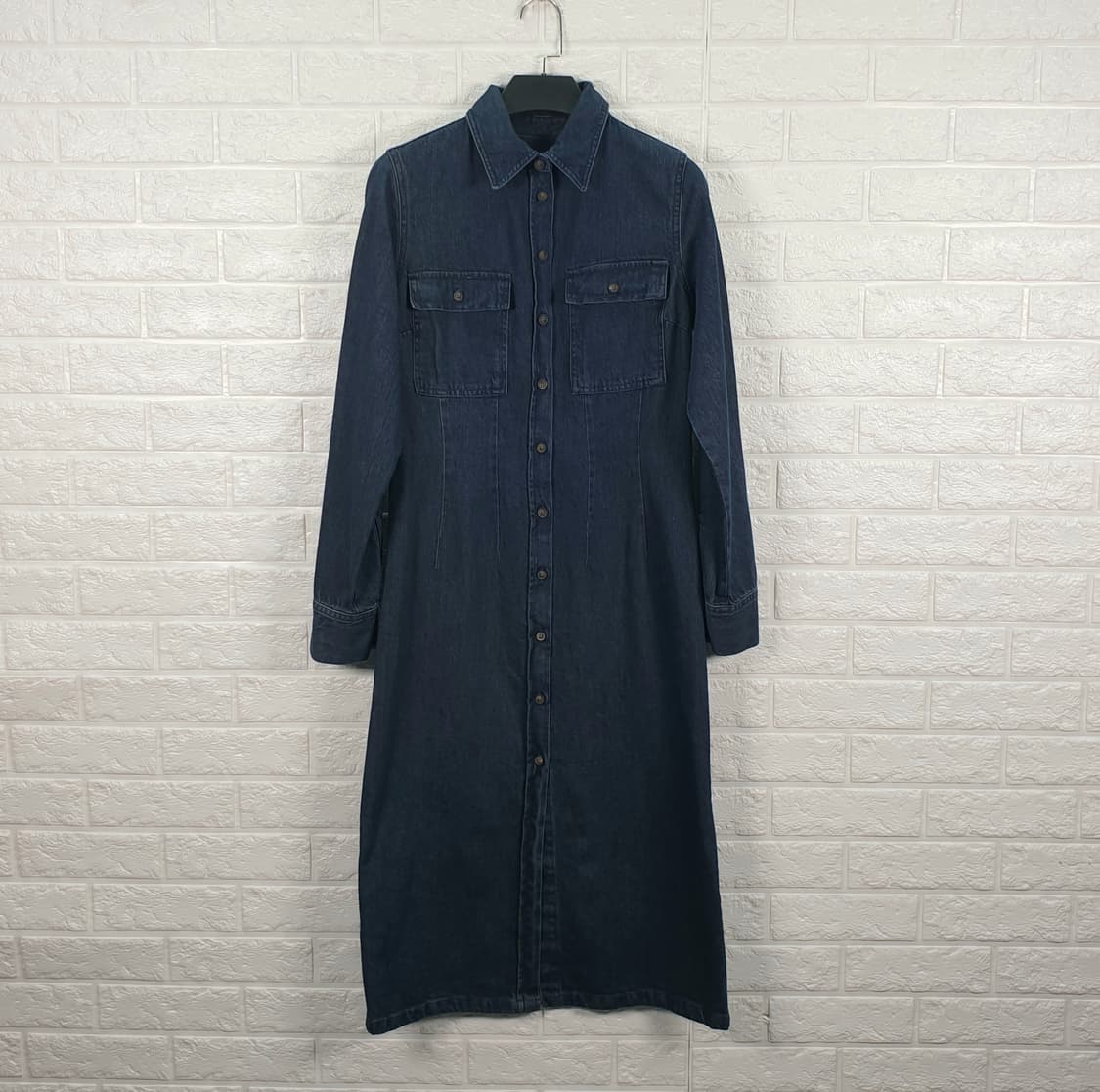 [66]자라 데님 셔츠 원피스 상품이미지3