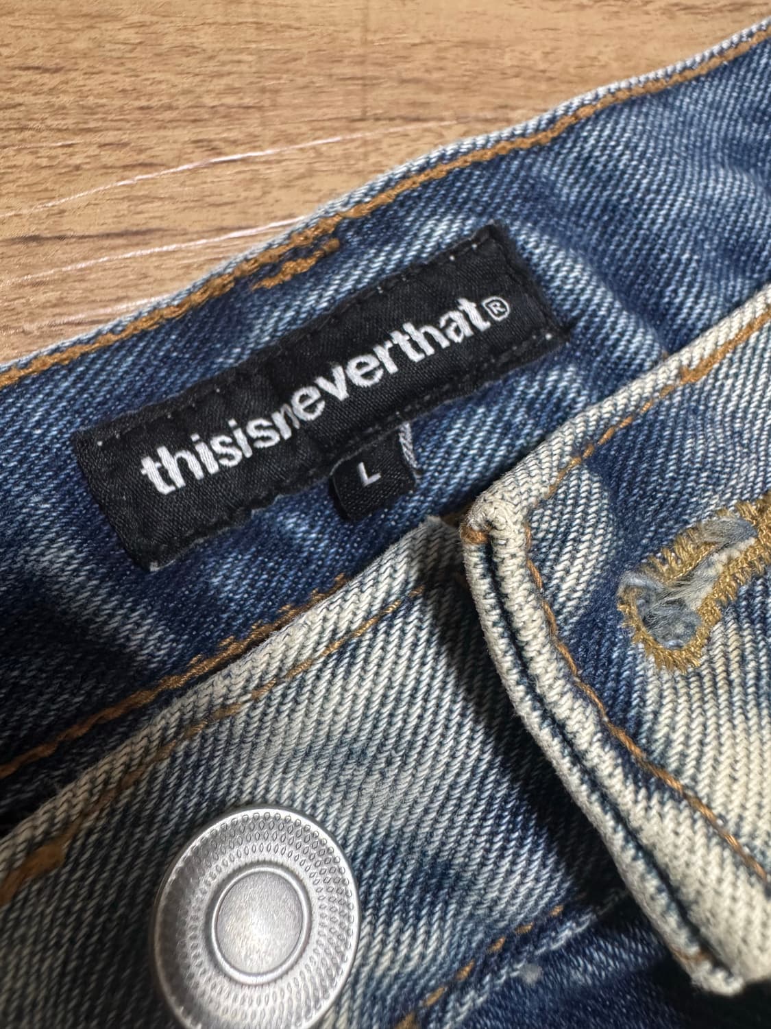 [L]디스이즈네버댓 크레이지 데님 팬츠 상품이미지4