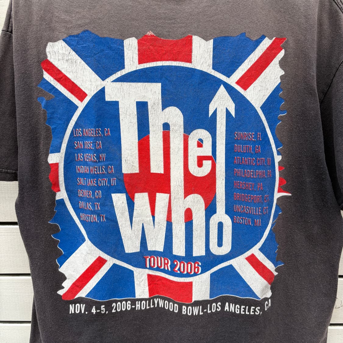 Vintage 빈티지 The Who 06s 투어 밴드티 반팔 티셔츠 상품이미지10