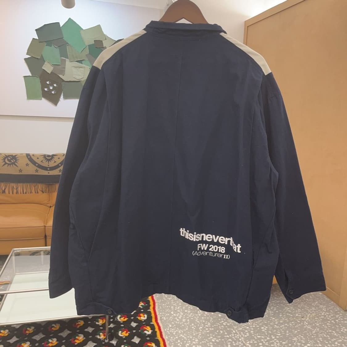 디스이즈네버댓 올드스쿨 빈티지 배색 워크 자켓 L C08129 상품이미지4