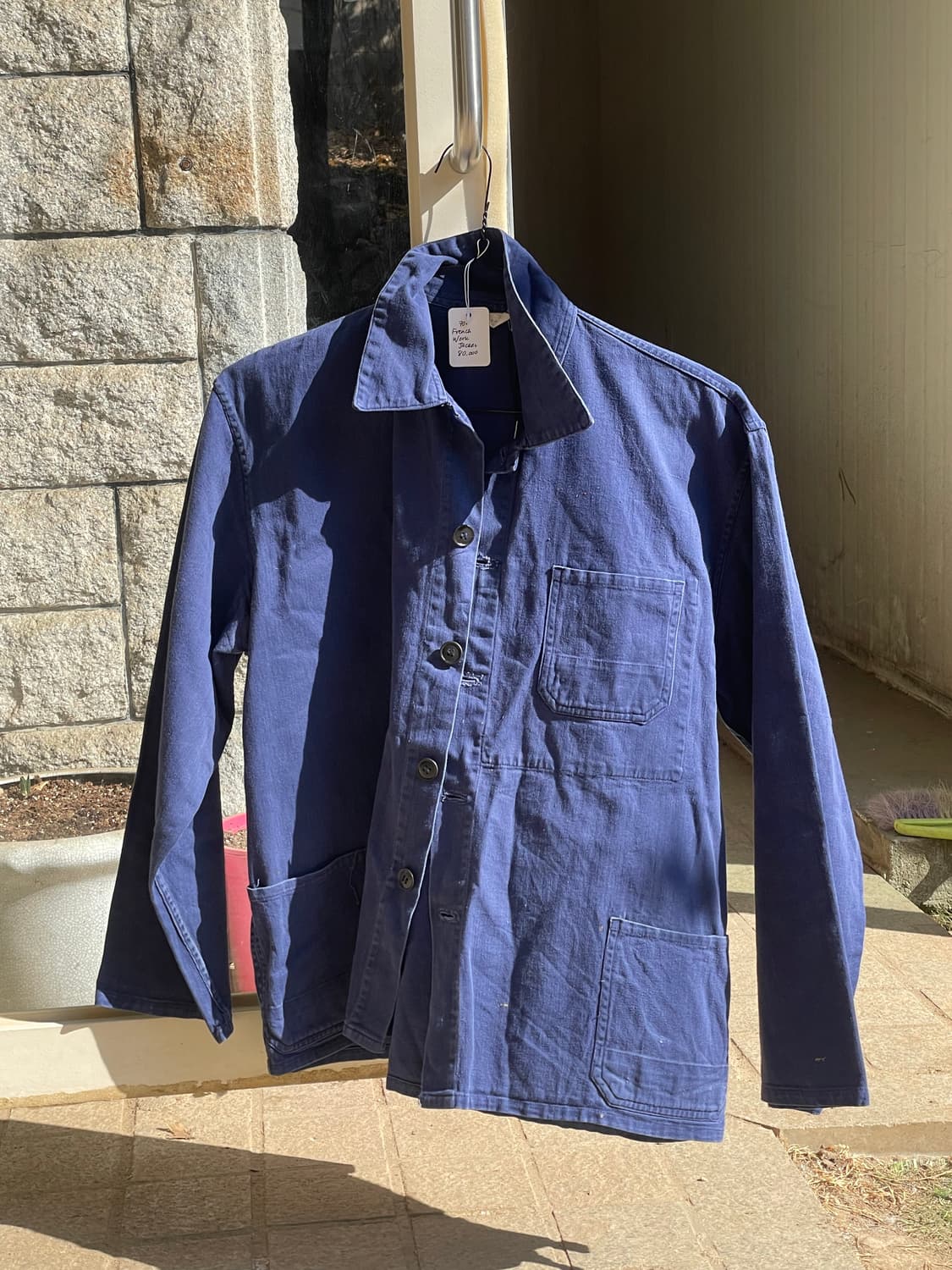 80’s Indigo Cotton French Work Jacket 상품이미지1