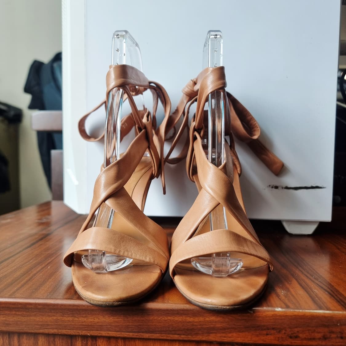 발리 Bally 양가죽100% 샌들 힐 하이힐 구두 슈즈 (230/36) 상품이미지5