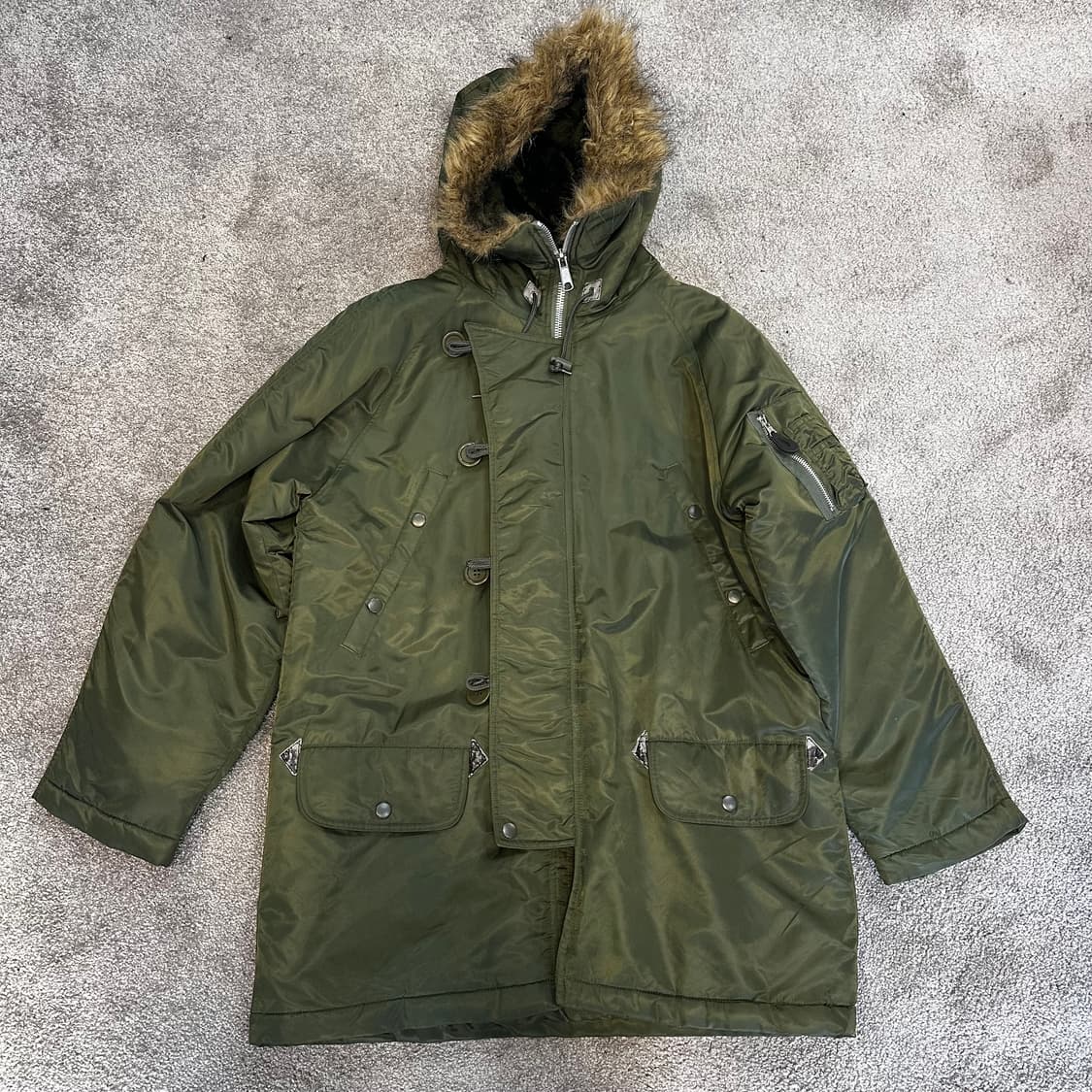 90s Virgin Voyage N-3B 밀리터리 플라잉 파카L 상품이미지1