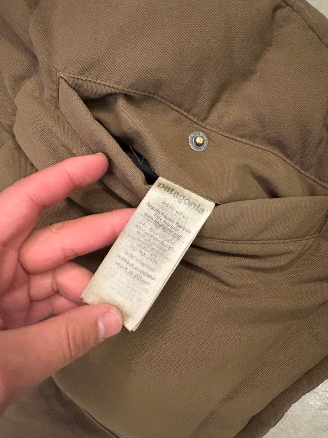 파타고니아 리버시블 패딩조끼  상품이미지5