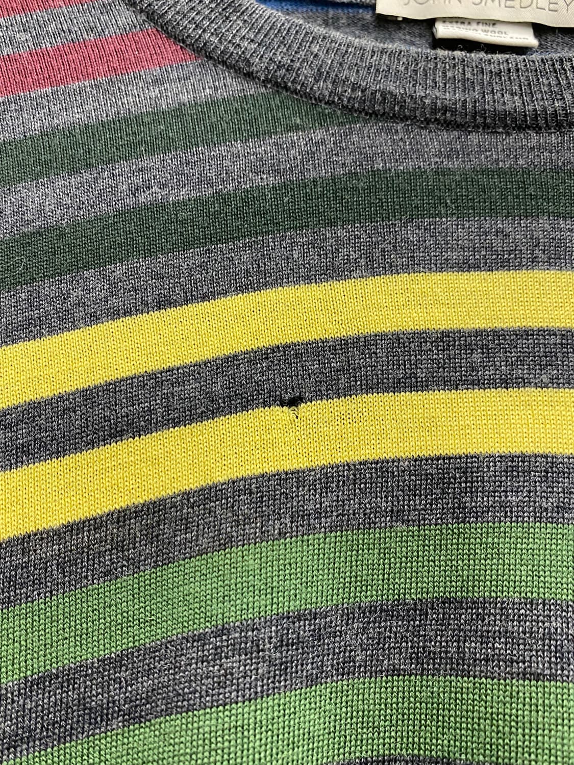 [S] John Smedley 존 스메들리 메리노 울 스트라이프 니트 상품이미지3