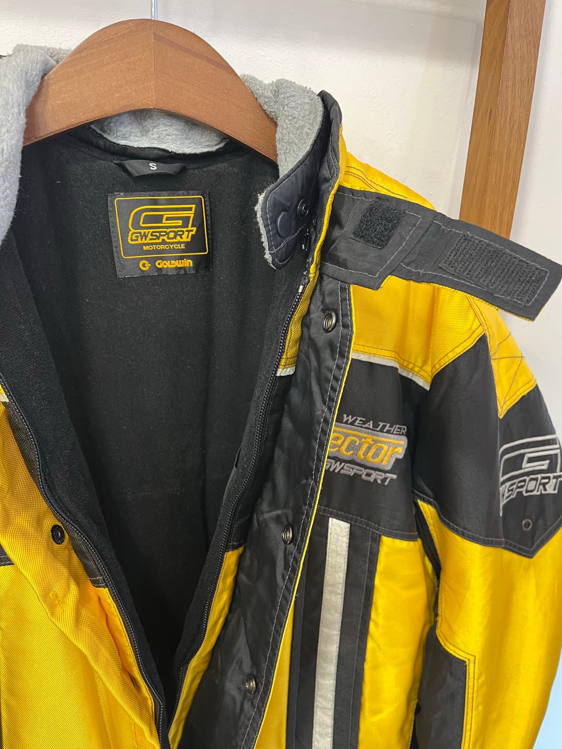 골드윈 GW SPORT 빈티지 모토 레이싱 자켓 s 상품이미지3