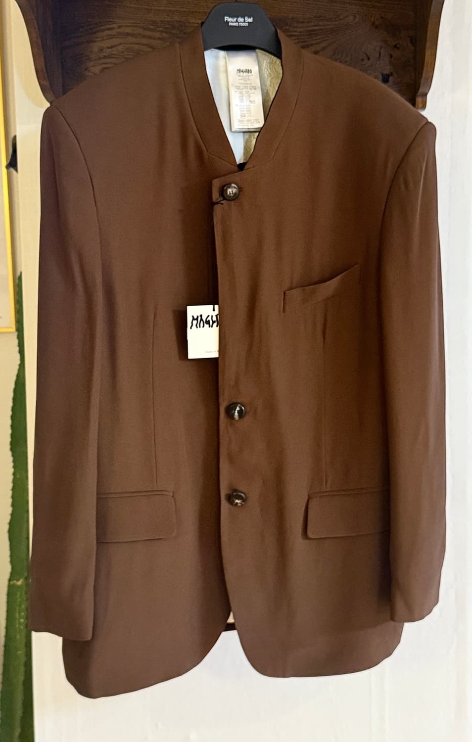 (새상품) Magliano 마리아노 브라운 블레이저 (M) 상품이미지4
