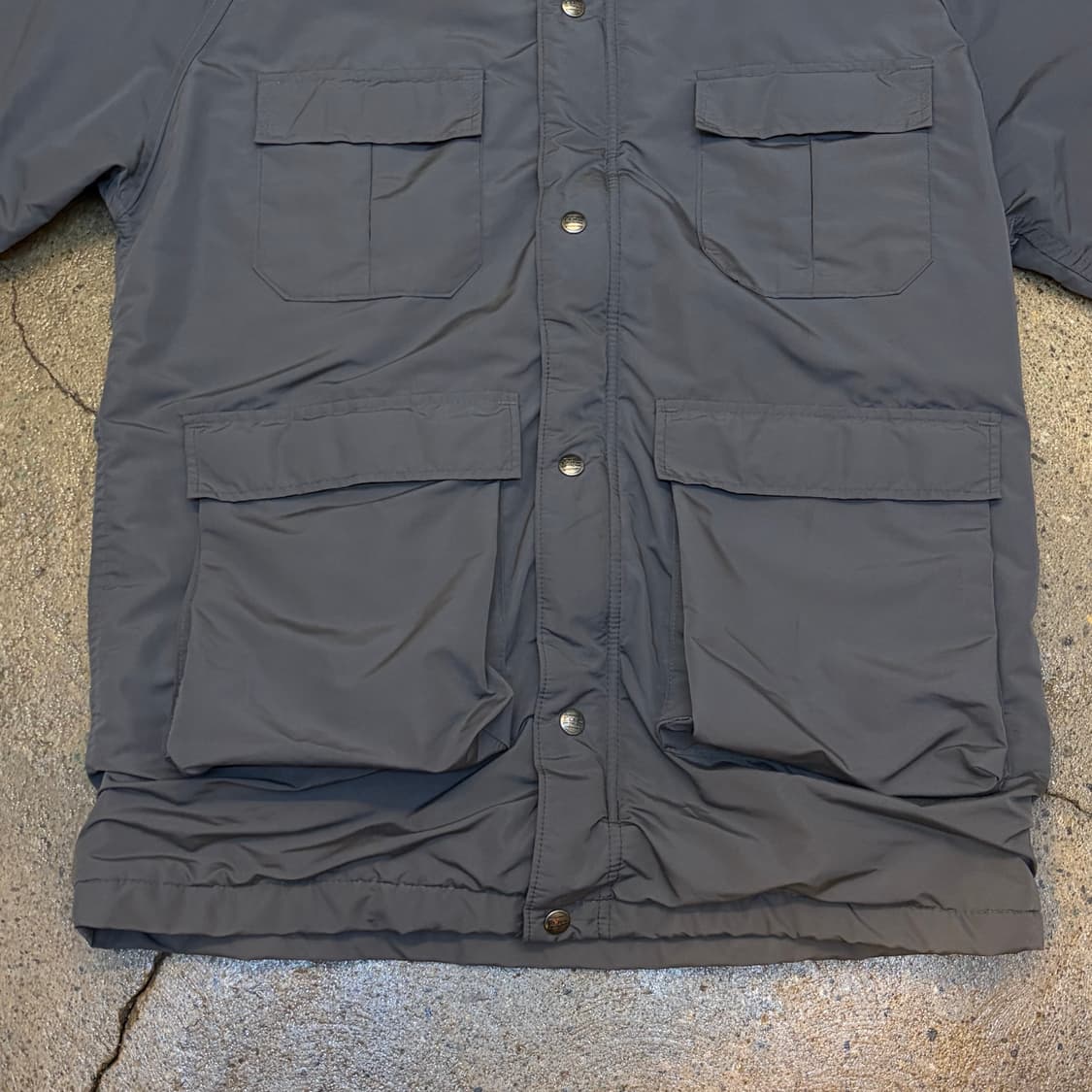 90s Made in USA 미국 빈티지 엘엘빈 후드 야상자켓 바람막이  상품이미지4