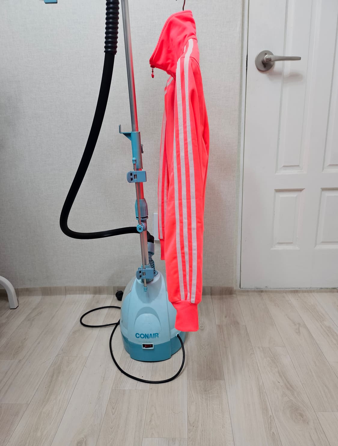 (85)XS☆초대장급☆ 아디다스 파이어버드 백로고 [형광핑크] 트랙탑져지 상품이미지4