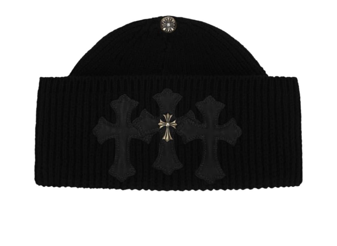 크롬하츠 크로스 참 레더 패치 비니 상품이미지1